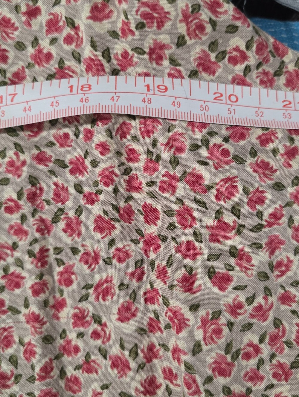 Vintage dress Tiered Lucia Lukken Broomskirt Dress Size Large Taupe Floral - Picture 5 of 7